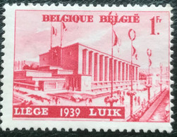 België - Belgique - 15/44 - MH - 1938 - Michel 483 - Tentoonstlling Van Het Water Te Luik - Neufs