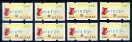 2020 Taiwan R.O.CHINA - ATM Frama - Money Rat #112 Green Imprint (set Of Eight)) - Timbres De Distributeurs [ATM]