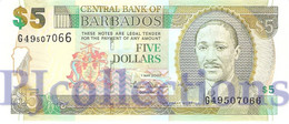 BARBADOS 5 DOLLARS 2007 PICK 67a UNC - Barbados