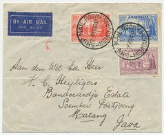 SHIP MAIL ROOM MELBOURNE Australia - Soemberpoetjoeng Netherlands Indies 1937 ( SvL. 125 ) - Briefe U. Dokumente