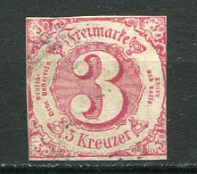 24870 Allemagne Tour Et Taxis (Etats Du Sud)  N°42° 3k. Rouge Carminé  1862  B/TB - Nuovi