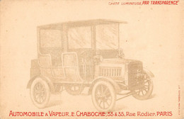 CPA 75 PARIS 9e AUTOMOBILE A VAPEUR E.CHABOCHE RUE RODIER A PARIS / AUTOMOBILE - Paris (09)