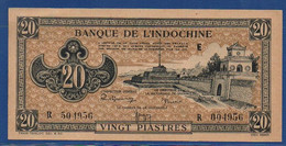 FRENCH INDOCHINA - P. 71 –  20 Piastres ND (1942/1945) UNC-, S/n E R 004956 - Indochina