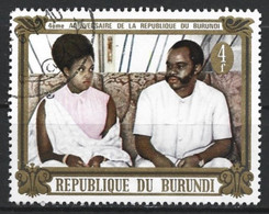 Burundi 1970. Scott #347 (U) President And Mrs. Michel Micombero - Usados