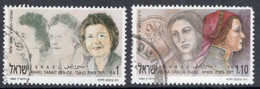 Israel 1991 Set Of Stamps Celebrating Famous Women In Fine Used - Usati (senza Tab)