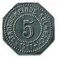 ALLEMAGNE / NECESSITE / STADTGEMEINDE KULMBACH / 5 PF./ 1917  / ZINC / 19.2  Mm / ETAT SUP / 264.1 - Monetari/ Di Necessità