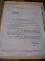 RARE DOCUMENT INTERNE LYCE ECOLE ESTIENNE 1964 IMPRIMERIE TYPOGRAPHIE DINER-DEBAT PROFESSEURS - Programme