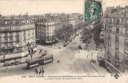 CPA 75 TOUT PARIS / PARIS 13e / AVENUE DES GOBELINS AU CARREFOUR DE LA RUE MONGE CLAUDE BERNARD - Distrito: 13