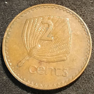 FIDJI - FIJI - 2 CENTS 1980 - Elizabeth II - 2e Effigie - KM 28 - Fidji