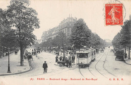 CPA 75 PARIS / PARIS 13e / BOULEVARD ARAGO BOULEVARD DE PORT ROYAL / TRAMWAY - District 13