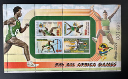 Nigeria 2003 Mi. Bl. 26 8th All Africa Games Sport Taekwondo - Other & Unclassified