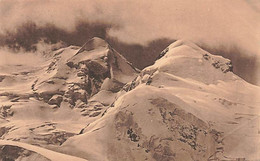 Castor Et Pollux Vus Du Gornergrat Pointe Dufour 1911 Téléphoto Zermatt - Zermatt