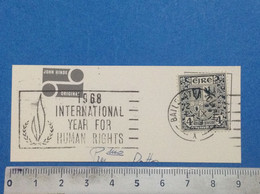 1968 IRLANDA EIRE AFFRANCATURA MECCANICA METER EMA INTERNATIONAL YEAR FOR HUMAN RIGHTS - Automatenmarken (Frama)