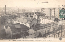 CPA 75 TOUT PARIS / PARIS 13e / MANUFACTURE DES GOBELINS / BALLON DIRIGEABLE - Paris (13)