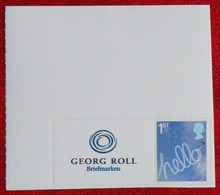 Smiler Smilers Personal Stamp Georg Roll Briefmarken HELLO  POSTFRIS MNH ** ENGLAND GRANDE-BRETAGNE GB GREAT BRITAIN - Smilers Sheets