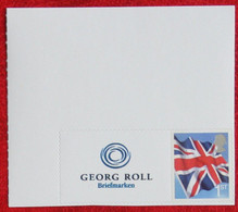 Smiler Smilers Personal Stamp Georg Roll Briefmarken FLAG  POSTFRIS MNH ** ENGLAND GRANDE-BRETAGNE GB GREAT BRITAIN - Smilers Sheets