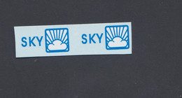Decalque Decals Logo SKY 1/18 Deux Pièces Scale 1:18 Colorado - Transfer