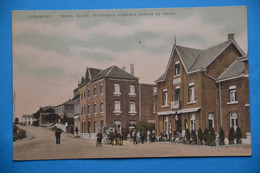 Libramont 1908: Hôtel Duroy, Successeur Godichal. Très Animée Avec Attelage Et En Couleurs - Libramont-Chevigny