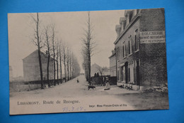 Libramont 1908: Route De Recogne , Boucherie Berré-Bissicard - Café-restaurant. Très Rare - Libramont-Chevigny