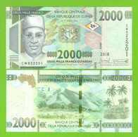 GUINEA 2000 FRANCS 2018 P-48A UNC - Guinea