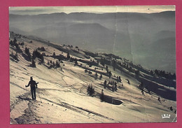 Ambiance Hivernale Ski De Fond 2scans Cachet Et Flamme De Chamonix-Mont-Blanc 01-02-1982 - Sports D'hiver