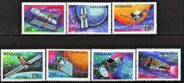 TANZANIE Cosmos Espace Recherche Spacial, Space Research Yvert N° 1709/15 ** MNH - Afrika