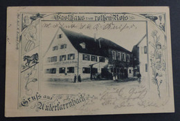 Fürth Gruß Aus Unterfarrnbach Gasthaus Rothes Roß  1903  #AK6297 - Fürth