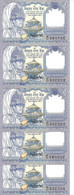 Delcampe - NEPAL 1 RUPEE ND1991 UNC P 37 ( 5 Billets ) - Népal