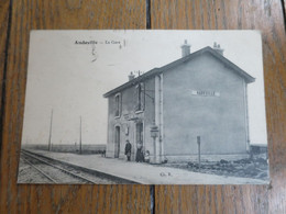 AUDEVILLE (45) Vue Intérieure De La Gare De Chemin De Fer - Autres & Non Classés