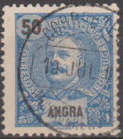 ANGRA (Açores) - 1898-1905,  D. Carlos I. Novas Cores E Valores,   50 R.    D. 11 3/4 X 12  (o)  MUNDIFIL  Nº 29 - Angra