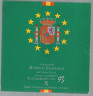 JC, Coleccion De Monedas Espanolas De Curso Legal , Pruebasnumismat, Acunaciones Del 93 ,1993 ,5 Scans , Frais Fr 4.00 E - Sammlungen