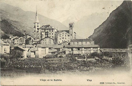 Pays Div-ref CC921- Suisse - Viege Et Le Balfrin - Visp - - Viège