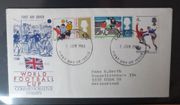 ANGLETERRE ENGLAND 1966  FDC LONDON  FOOTBALL FUSSBALL SOCCER CALCIO FUTBOL FUTEBOL FOOT FUTEBOL VOETBAL FOTBAL - 1966 – Engeland