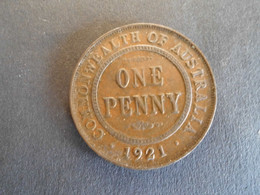 AUSTRALIA - PENNY - GEORGE V- 1921 - Penny