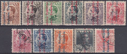 ESPAÑA 1931 Nº 593/603 USADO BIEN CENTRADO - Gebraucht