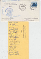 Norway Spitsbergen Masonic Schools Arctic Expedition 1975  18 Signaturs Ca Longyearbyen 2.6.1975 (58380) - Arctische Expedities