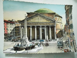 Cartolina Viaggiata "ROMA Pantheon" Annullo Pubblicitario JOLLY HOTELS 1959 - Panteón