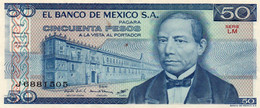 MEXICO 50 PESOS 1981  P-73aLL  XF-AUNC - Mexico