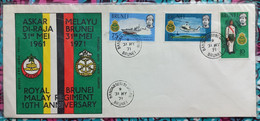 (FDC)(BRUNEI1971-01)(cz) FDC Brunei 1971 , Army Armée - Brunei (1984-...)