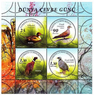 Turkey, Türkei - 2011 - World Environment Day (Birds) - 1.Mini S/Sheet ** MNH - Ungebraucht