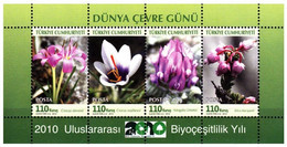 Turkey, Türkei - 2010 - World Environment Day - (Flowers) - 1.Mini S/Sheet ** MNH - Ongebruikt
