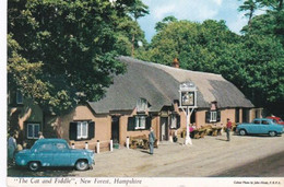 Angleterre, The Cat And Fiddle New Forest Hampshire Automobiles - Hotels & Gaststätten