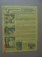 Bridger Foundry & Gallery Newsletter June 1980 - Bozeman, Montana - Harvey Rattey And Pamela Harr - Schöne Künste