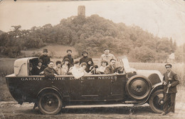 CPA-PHOTO Carte-Photo Garage Notre Dame Des Neiges Taxi Transport En Commun Transportation - Taxis & Cabs