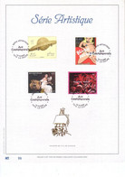 Carte Max Gold Goud Or 2938-2941 Série Artistique - Version Francophone - 1991-2000