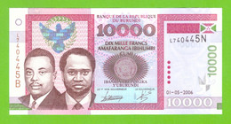 BURUNDI 10000 AMAFRANGA 2006 P-43b UNC - Burundi