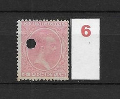 LOTE 2242 /// ESPAÑA 1889-1899  TELEGRAF.  EDIFIL Nº 227T 4 PTAS NSG   // CATALOG/COTE: 8€ - Telegramas