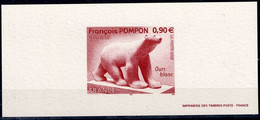 FRANCE 2005 BEAR DELUXE BLOCK PROOF MNH VF!! - Probedrucke, Nicht Ausgegeben, Experimentelle Vignetten