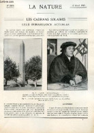 La Nature N° 2807 - Les Cadrans Solaires Par Boyer, L'hydraulique Agricole En Indochine Par Forbin, Les Guêpes Sociales - Cultural