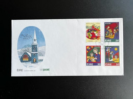 IRELAND 1990 FDC CHRISTMAS NOLLAIG YORK IERLAND EIRE - FDC